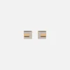 Elisabetta Franchi Bijoux^Orecchini Logo Cubo