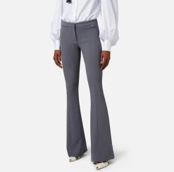 Elisabetta Franchi Tailleur^Pantalone A Zampa In Crepe Leggero