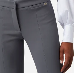 Elisabetta Franchi Tailleur^Pantalone A Zampa In Crepe Leggero