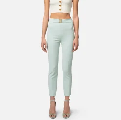 Elisabetta Franchi Pantaloni E Shorts^Pantalone Dritto In Crepe Stretch