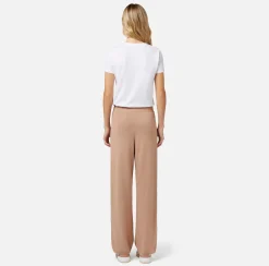 Elisabetta Franchi Pantaloni E Shorts^Pantalone Palazzo In Viscosa Con Bande Logate