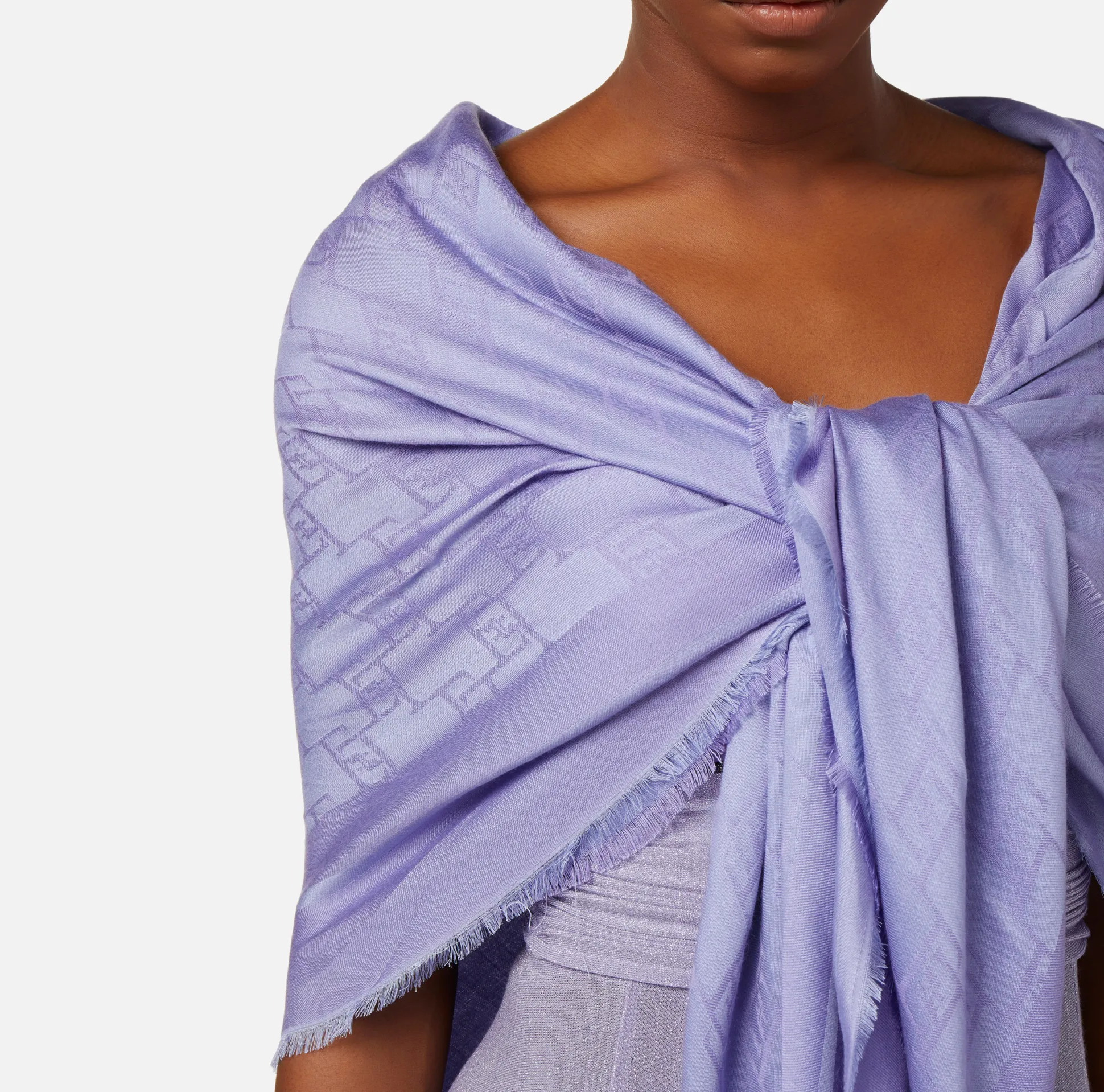 Elisabetta Franchi Mostra Tutti^Pashmina In Viscosa Jacquard