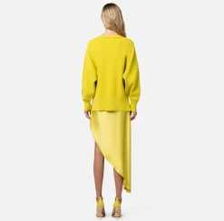 Elisabetta Franchi Maglieria E Felpe^Pullover In Viscosa Con Maniche A Pipistrello