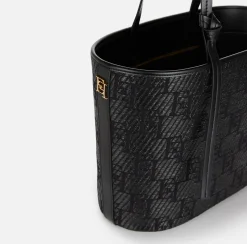 Elisabetta Franchi Borse A Mano^Shopper In Tessuto Jacquard