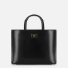 Elisabetta Franchi Borse A Mano^Shopper Media Con Placca Smaltata