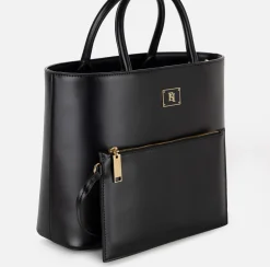 Elisabetta Franchi Borse A Mano^Shopper Media Con Placca Smaltata