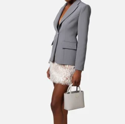 Elisabetta Franchi Borse A Mano^Shopper Piccola Con Placca Smaltata