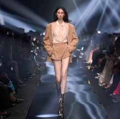 Elisabetta Franchi Pantaloni E Shorts^Shorts In Crepe Con Pinces