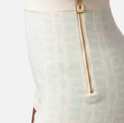 Elisabetta Franchi Pantaloni E Shorts^Shorts Logo Jacquard All-Over