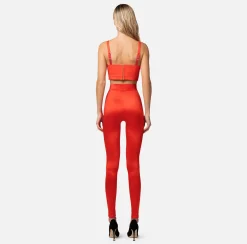 Elisabetta Franchi Top, T-Shirt & Body^Top Bustier In Cotone Con Cut Out