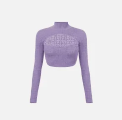 Elisabetta Franchi Top, T-Shirt & Body^Top Cropped In Viscosa Punto Traforato