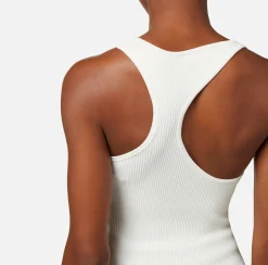 Elisabetta Franchi Top, T-Shirt & Body^Top In Viscosa A Costine Con Scollo Asimmetrico