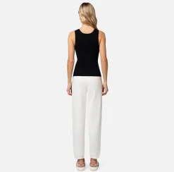Elisabetta Franchi Top, T-Shirt & Body^Top In Viscosa Con Bande Logate