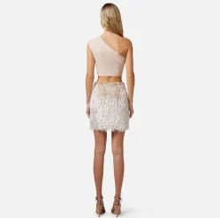Elisabetta Franchi Top, T-Shirt & Body^Top Monospalla In Viscosa Con Anello