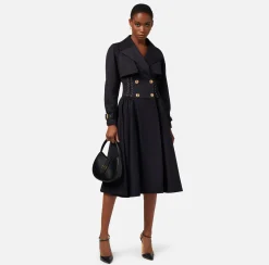 Elisabetta Franchi Giacche & Trench^Trench In Cotone Linea A Redingote