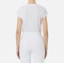 Elisabetta Franchi Top, T-Shirt & Body^T-Shirt In Jersey Con Ricamo