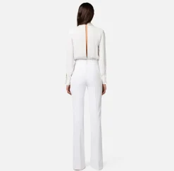 Elisabetta Franchi Tute^Tuta Combinata In Crepe E Viscosa