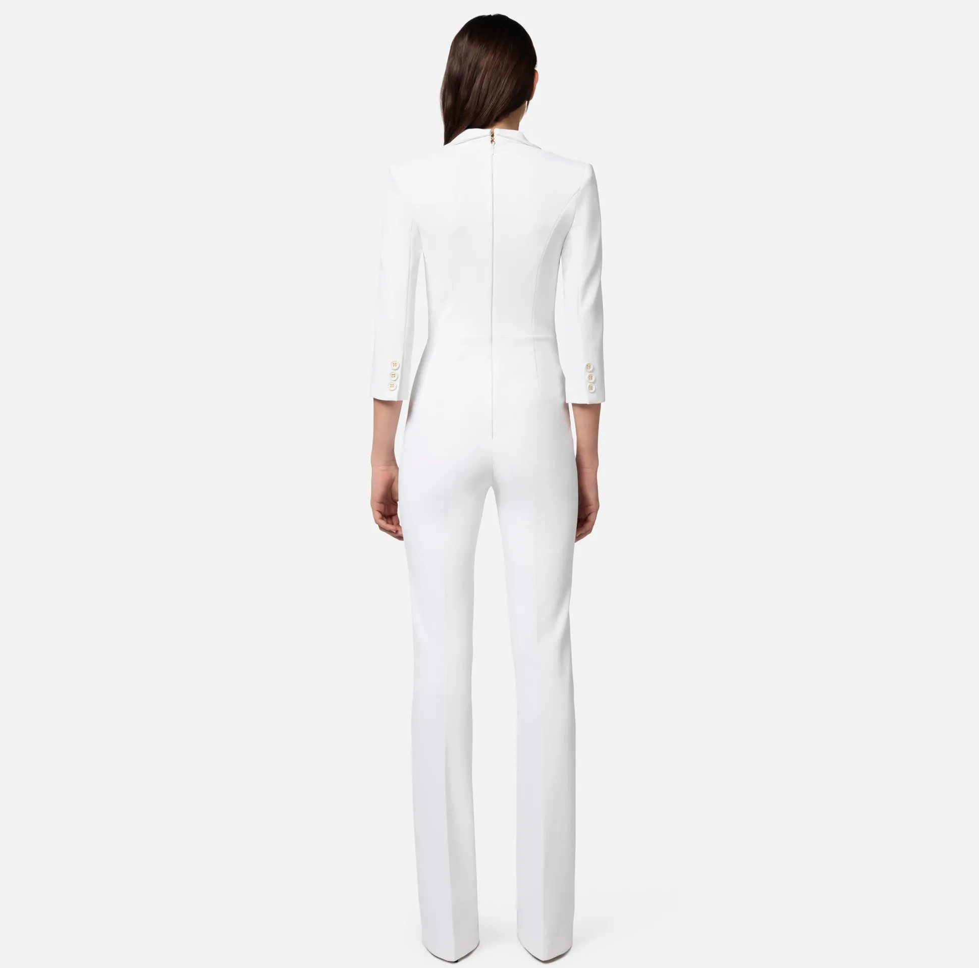 Elisabetta Franchi Tute^Tuta Doppiopetto In Doppio Crepe