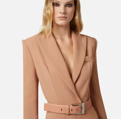 Elisabetta Franchi Tute^Tuta In Crepe Con Cut Out Posteriore