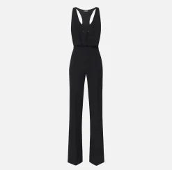 Elisabetta Franchi Tute^Tuta In Crepe Con Stampa Logo