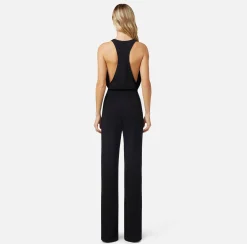 Elisabetta Franchi Tute^Tuta In Crepe Con Stampa Logo