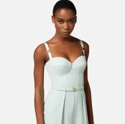 Elisabetta Franchi Tute^Tuta In Crepe Con Top Bustier