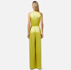 Elisabetta Franchi Tute^Tuta In Crepe Fluido Con Accessorio Reggiseno