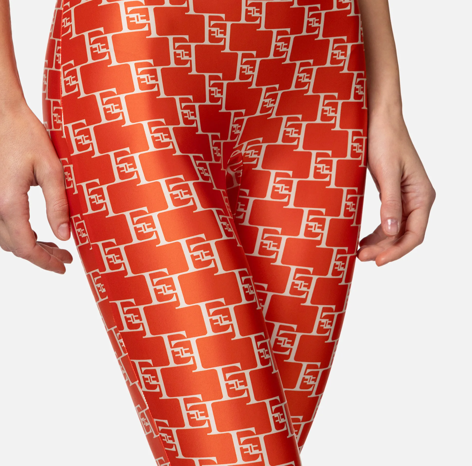Elisabetta Franchi Tute^Tuta In Lycra Con Stampa Logo
